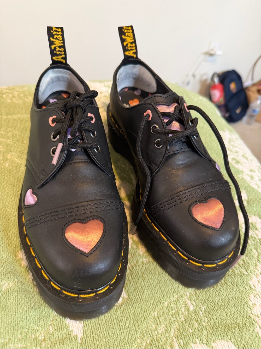 Dr Martens 1461 Quad Heart Platform Women’s 8